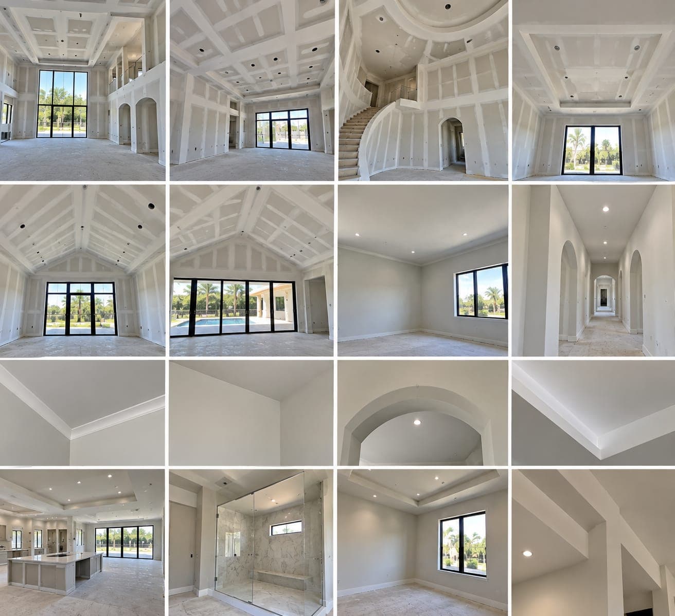 Luxury Estate Drywall & Ceilings after