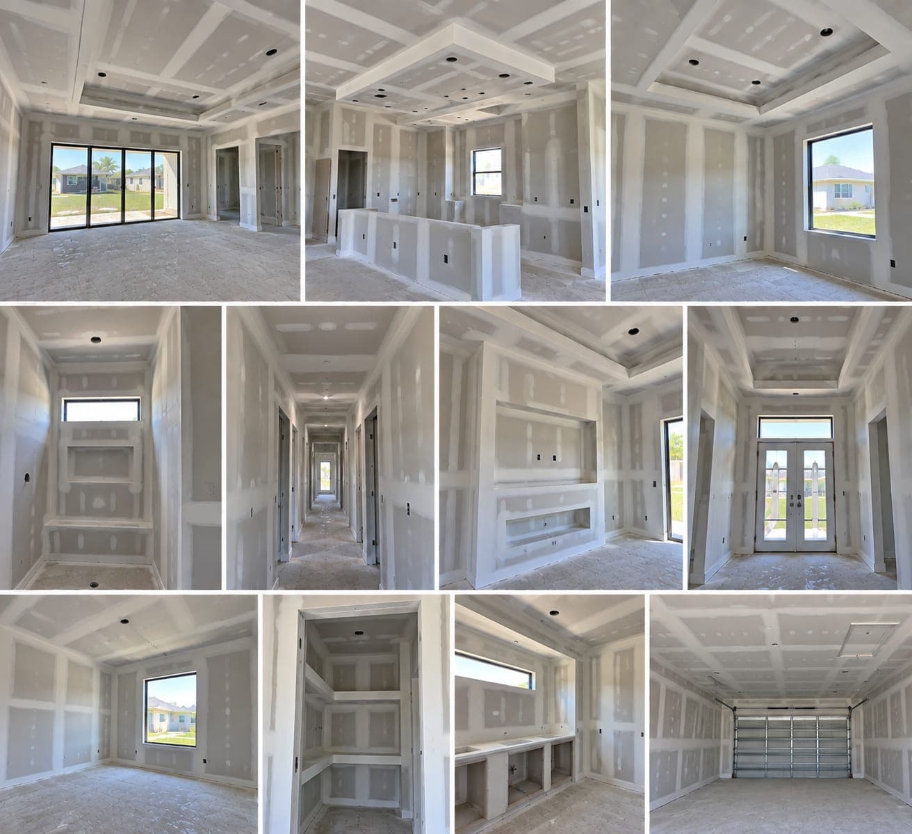 Luxury Estate Drywall & Ceilings before